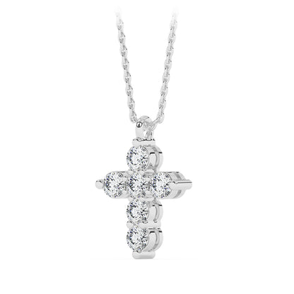 Cross Pendant with 18" Chain - 0.50 ctw