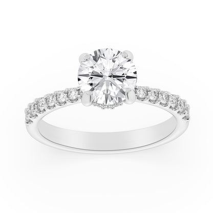 Collar Engagement Ring 0.4 ctw