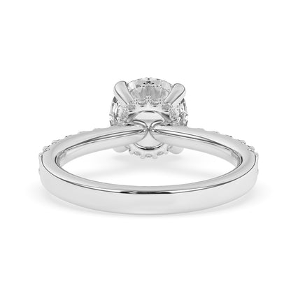 Collar Engagement Ring 0.4 ctw