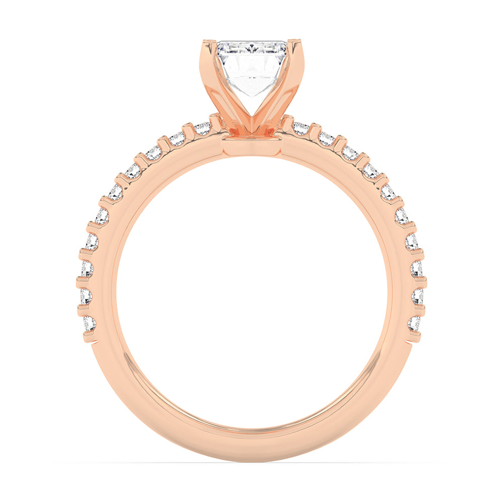 Peg Head Engagement Ring 0.35 ctw