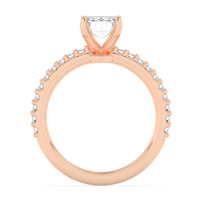 Peg Head Engagement Ring 0.35 ctw