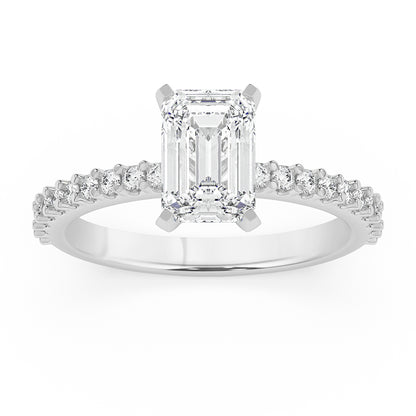 Peg Head Engagement Ring 0.35 ctw