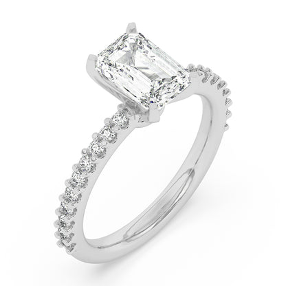 Peg Head Engagement Ring 0.35 ctw