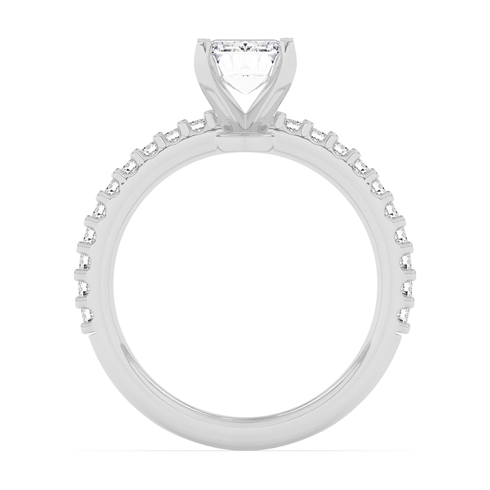 Peg Head Engagement Ring 0.35 ctw