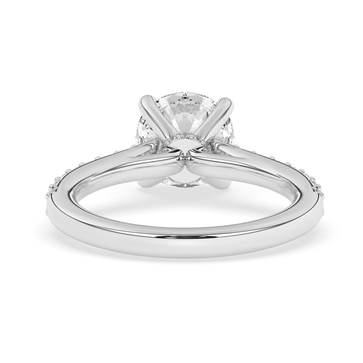 Hidden Halo Engagement Ring 0.4 ctw