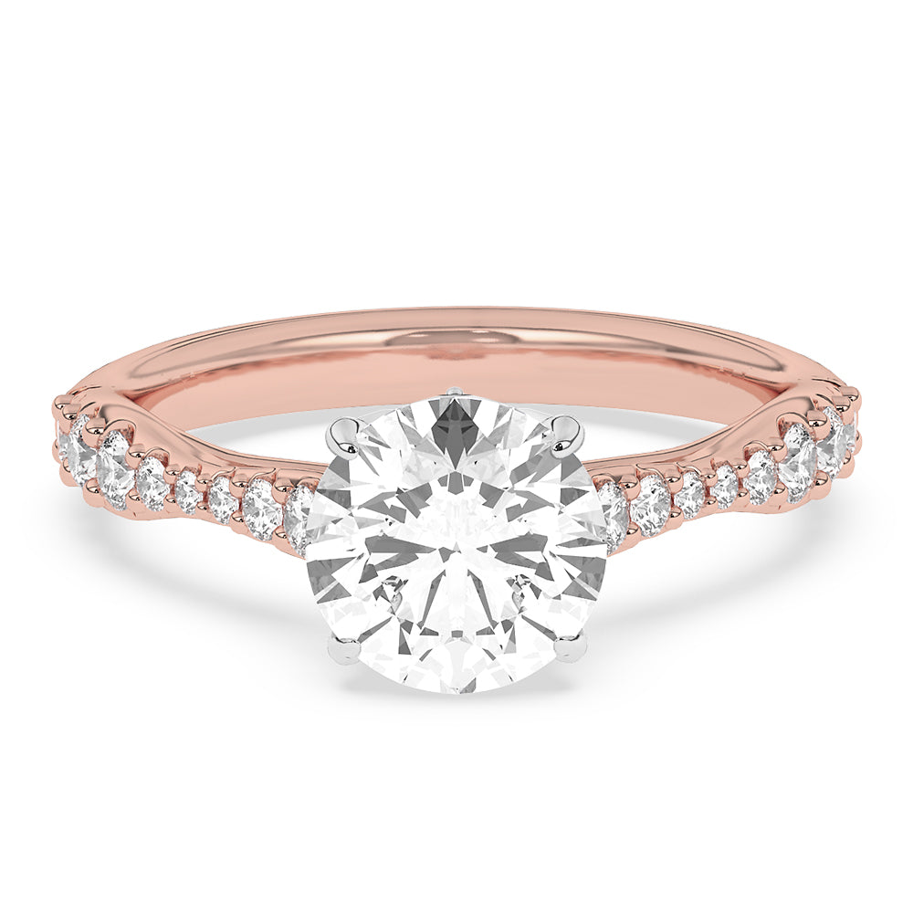 Collar Engagement Ring 0.50 ctw