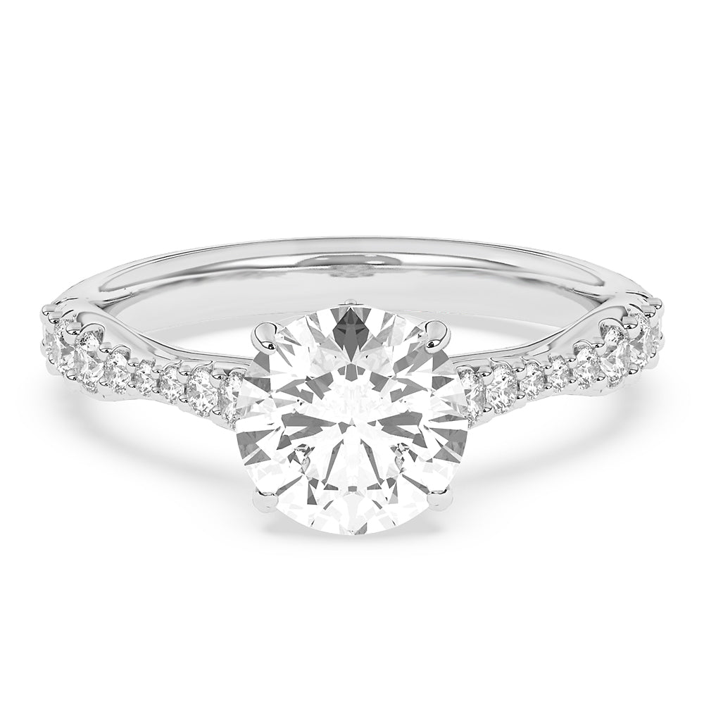 Collar Engagement Ring 0.50 ctw