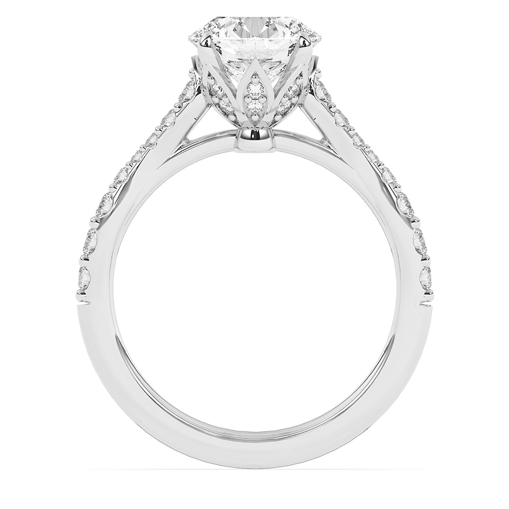 Collar Engagement Ring 0.50 ctw