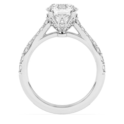 Collar Engagement Ring 0.50 ctw