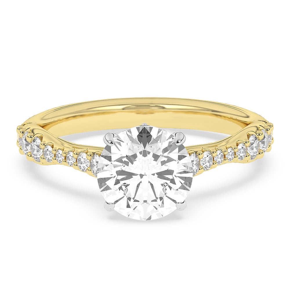 Collar Engagement Ring 0.50 ctw