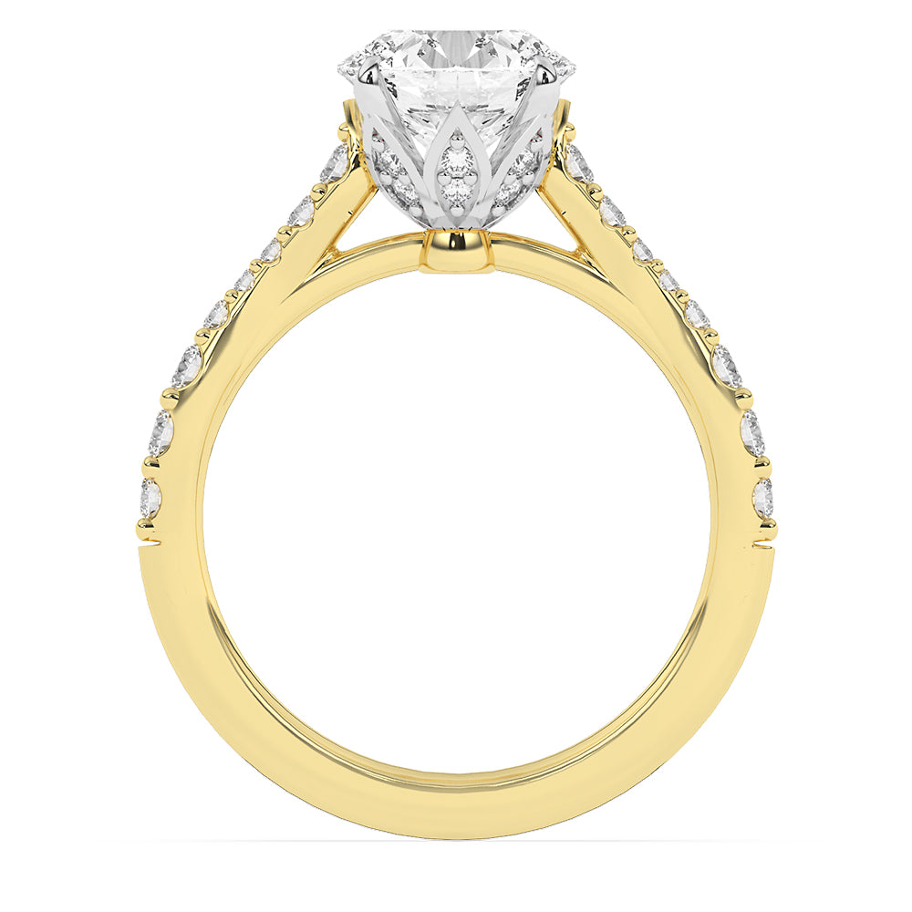 Collar Engagement Ring 0.50 ctw