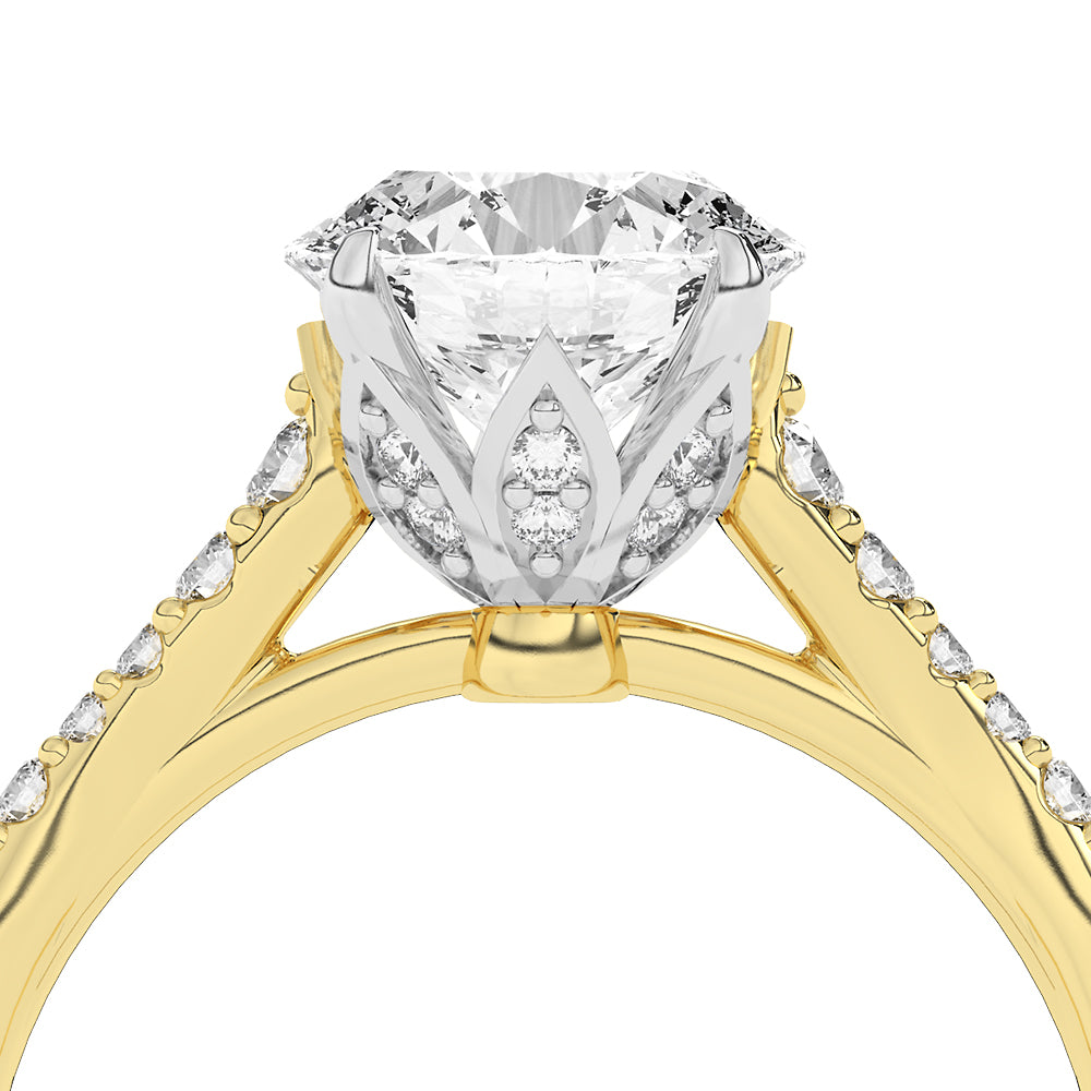 Collar Engagement Ring 0.50 ctw