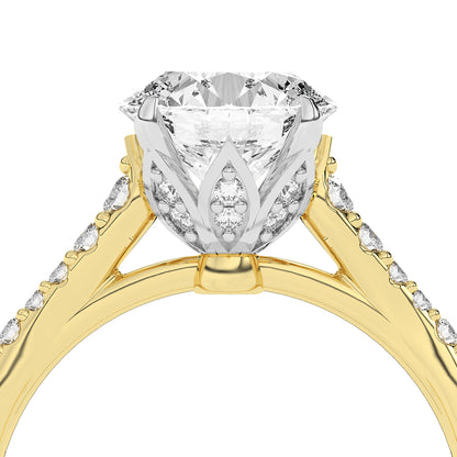 Collar Engagement Ring 0.50 ctw