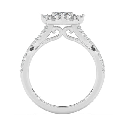 Split Shank Engagement Ring 0.6 ctw