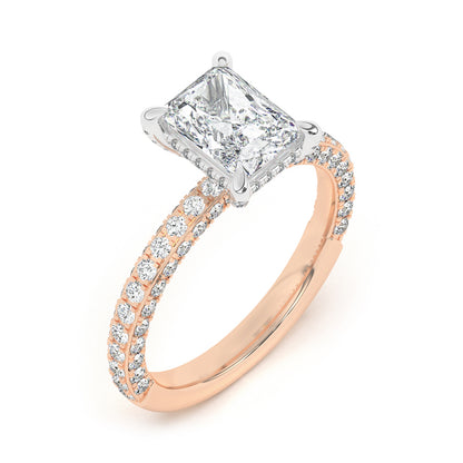 Diamonds on Prong Engagement Ring 1.0 ctw