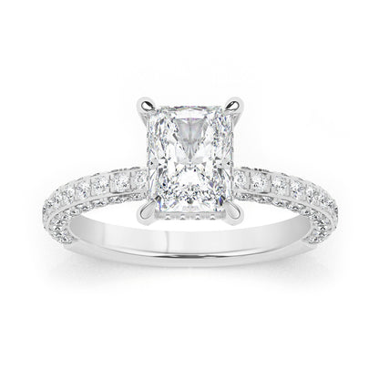 Diamonds on Prong Engagement Ring 1.0 ctw