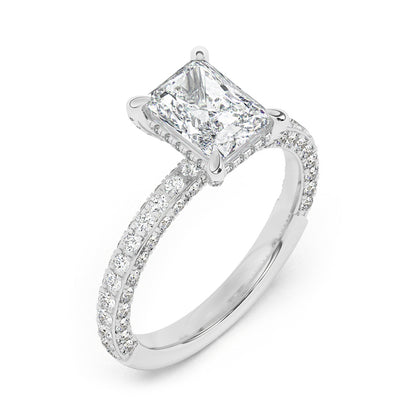 Diamonds on Prong Engagement Ring 1.0 ctw