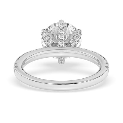 6 Prong Diamonds on Prong Engagement Ring 0.6 ctw