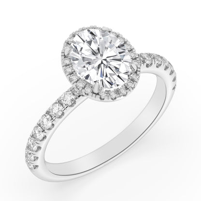 Halo Engagement Ring 0.50 ctw