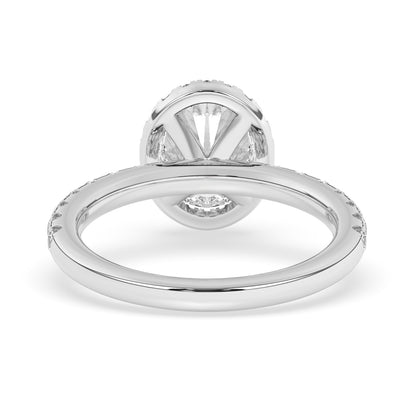 Halo Engagement Ring 0.50 ctw