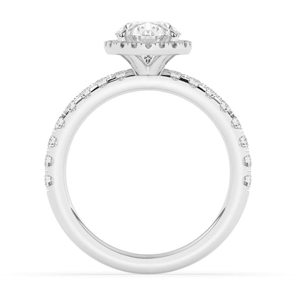 Halo Engagement Ring 0.50 ctw