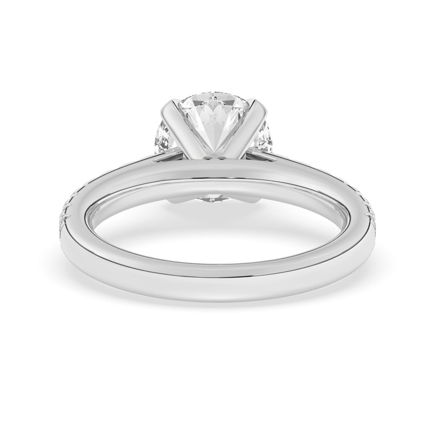 Peg Head Engagement Ring 0.50 ctw