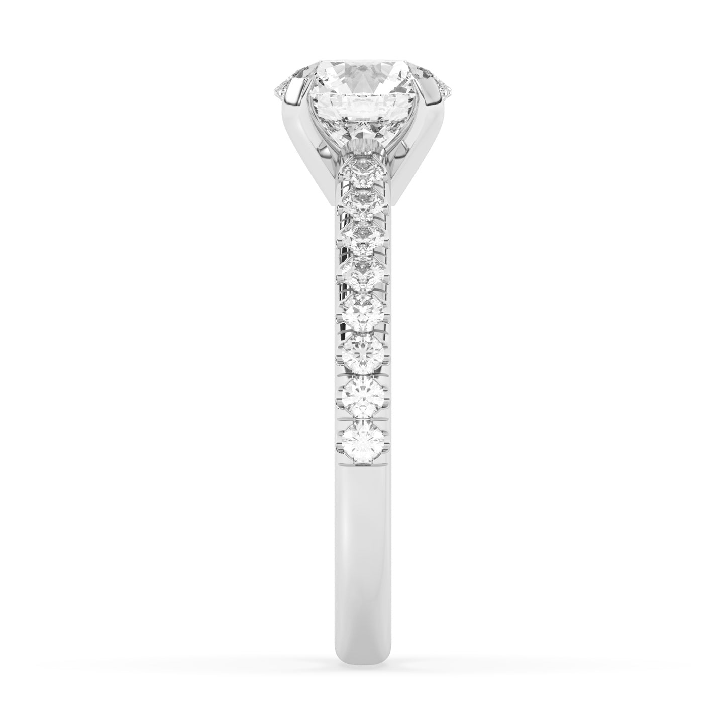 Peg Head Engagement Ring 0.50 ctw