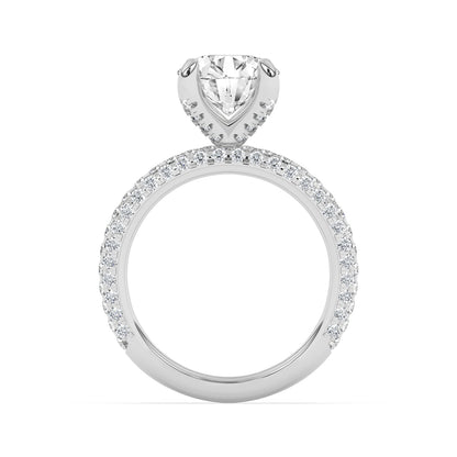 Diamond on Prong Engagement Ring 1.0 ctw