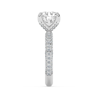 Diamond on Prong Engagement Ring 1.0 ctw