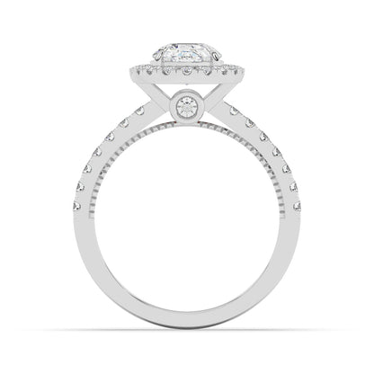 Classic Halo Engagement Ring for 0.60 ctw