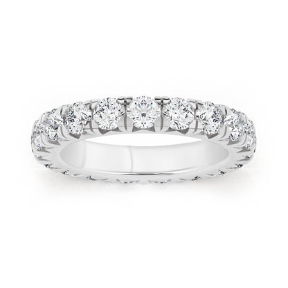 Round Eternity French Pave Ring 0.15