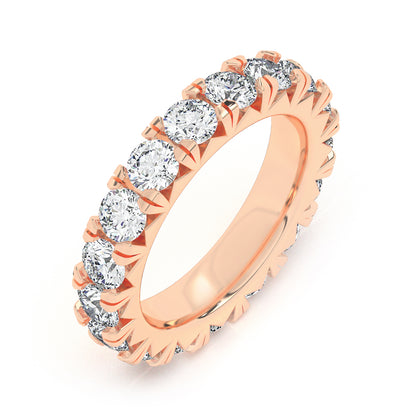 Round Eternity French Pave Ring 0.25