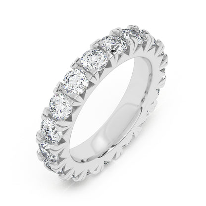 Round Eternity French Pave Ring 0.25