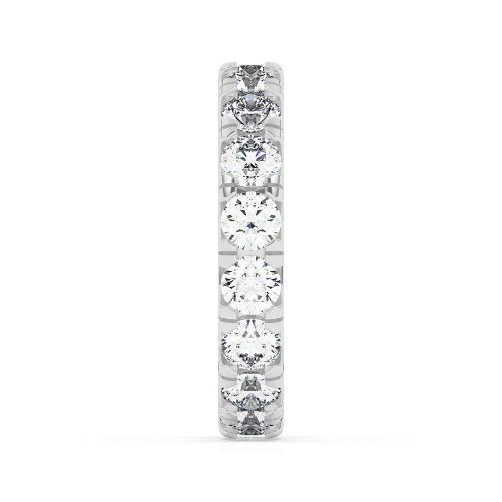 Round Eternity French Pave Ring 0.25