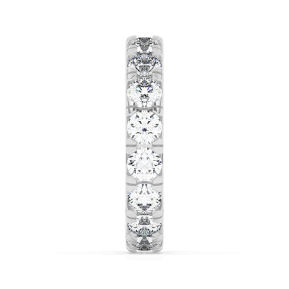 Round Eternity French Pave Ring 0.25