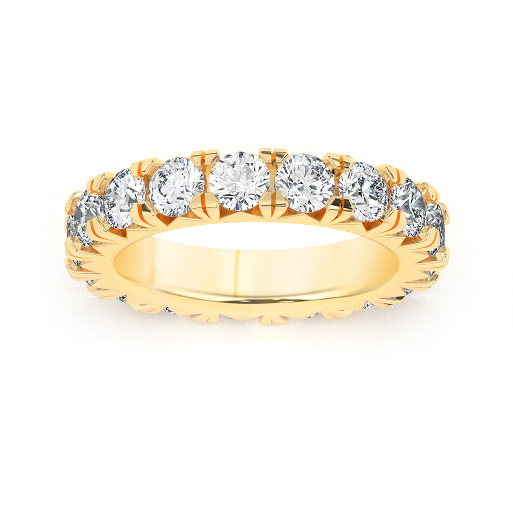 Round Eternity French Pave Ring 0.25