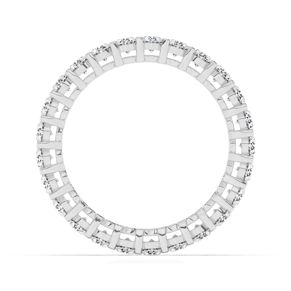 Oval Eternity Gallery Ring 0.10