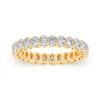 Oval Eternity Gallery Ring 0.10