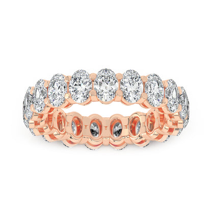 Oval Eternity Gallery Ring 0.25