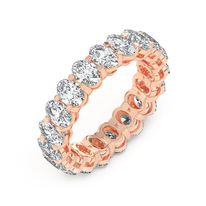 Oval Eternity Gallery Ring 0.25