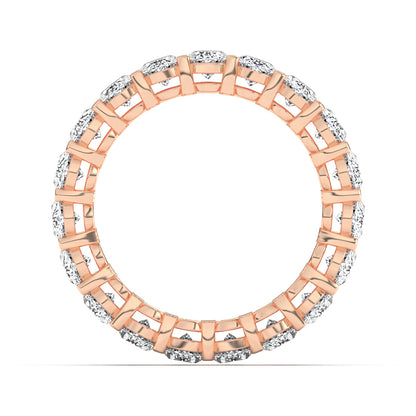 Oval Eternity Gallery Ring 0.25