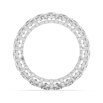 Oval Eternity Gallery Ring 0.25