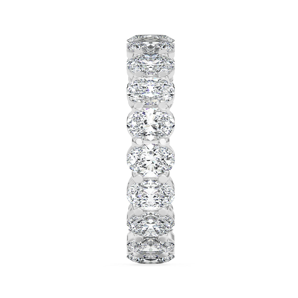 Oval Eternity Gallery Ring 0.25