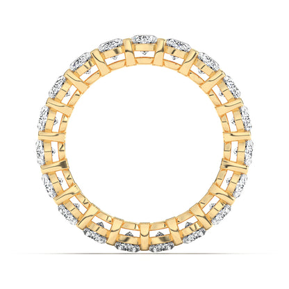 Oval Eternity Gallery Ring 0.25