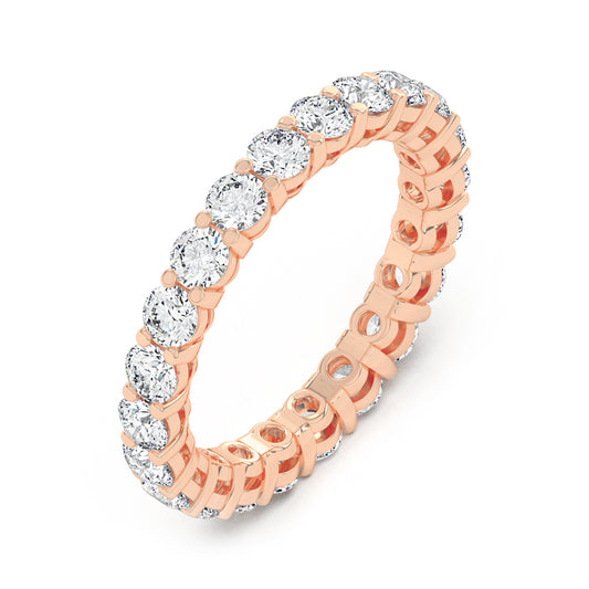 Round Eternity Gallery Ring 0.10