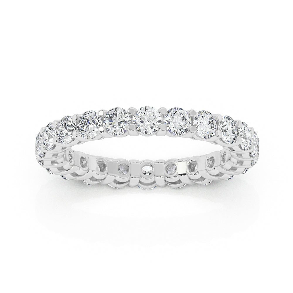 Round Eternity Gallery Ring 0.10