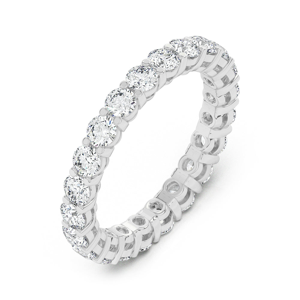 Round Eternity Gallery Ring 0.10