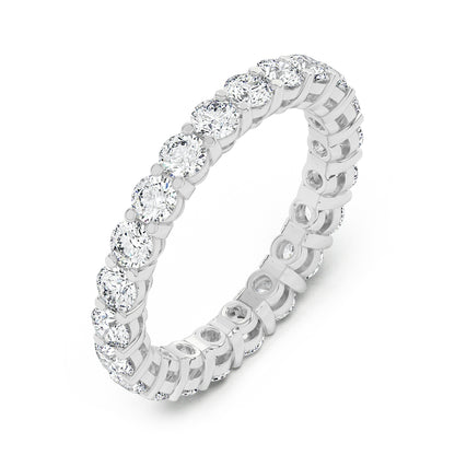 Round Eternity Gallery Ring 0.10