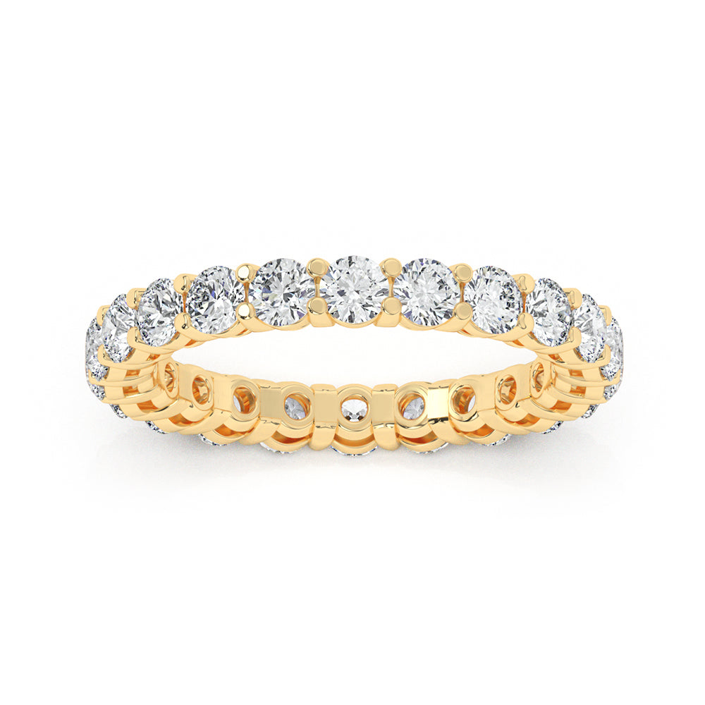 Round Eternity Gallery Ring 0.10