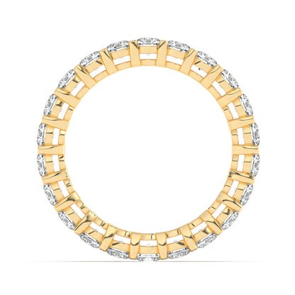 Round Eternity Gallery Ring 0.10